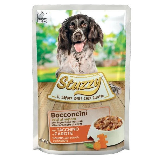 STUZZY Chunks Indyk z Marchewką 100g