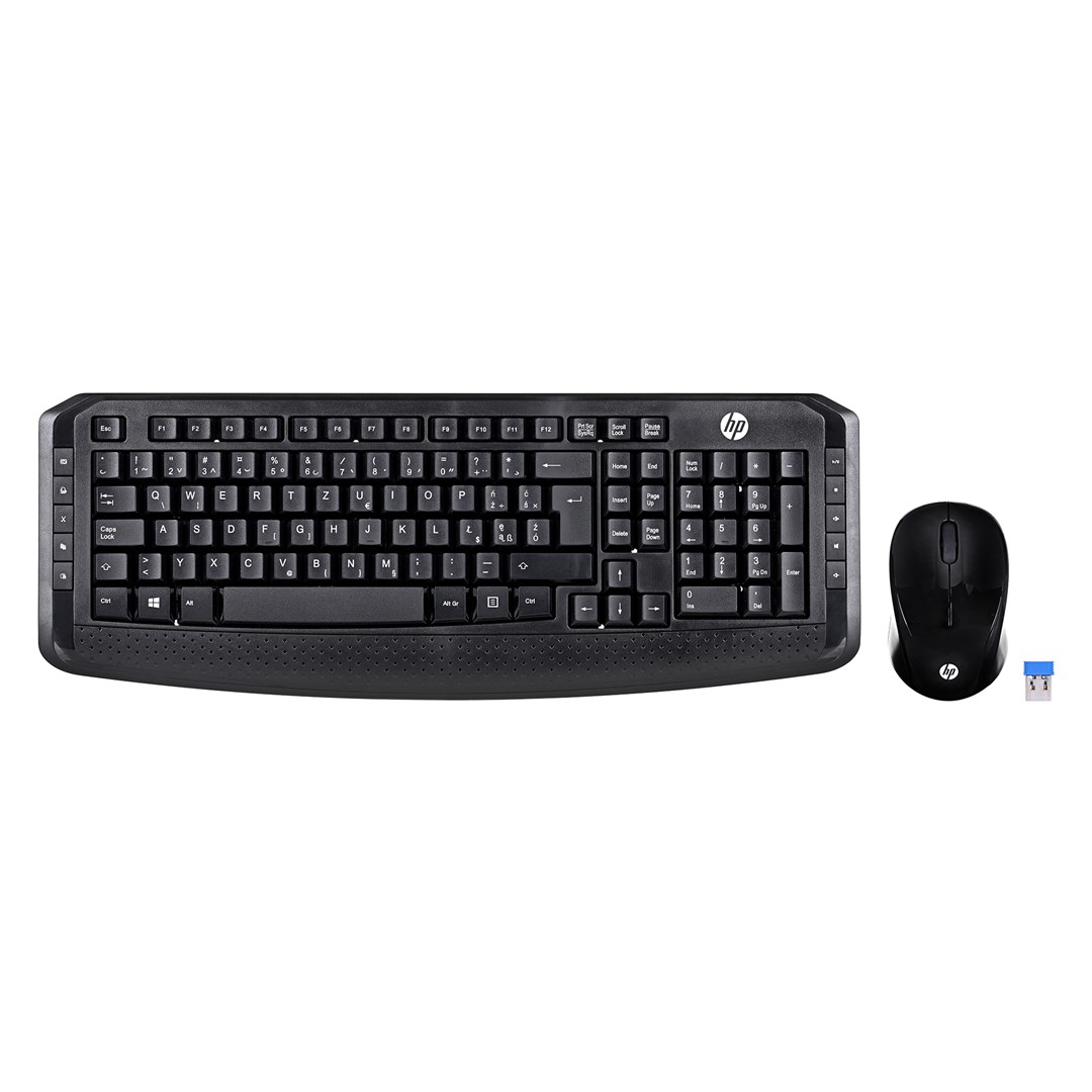 Zestaw klawiatura + mysz HP Wireless Keyboard and Mouse 300 — zdjęcie 1 z 8