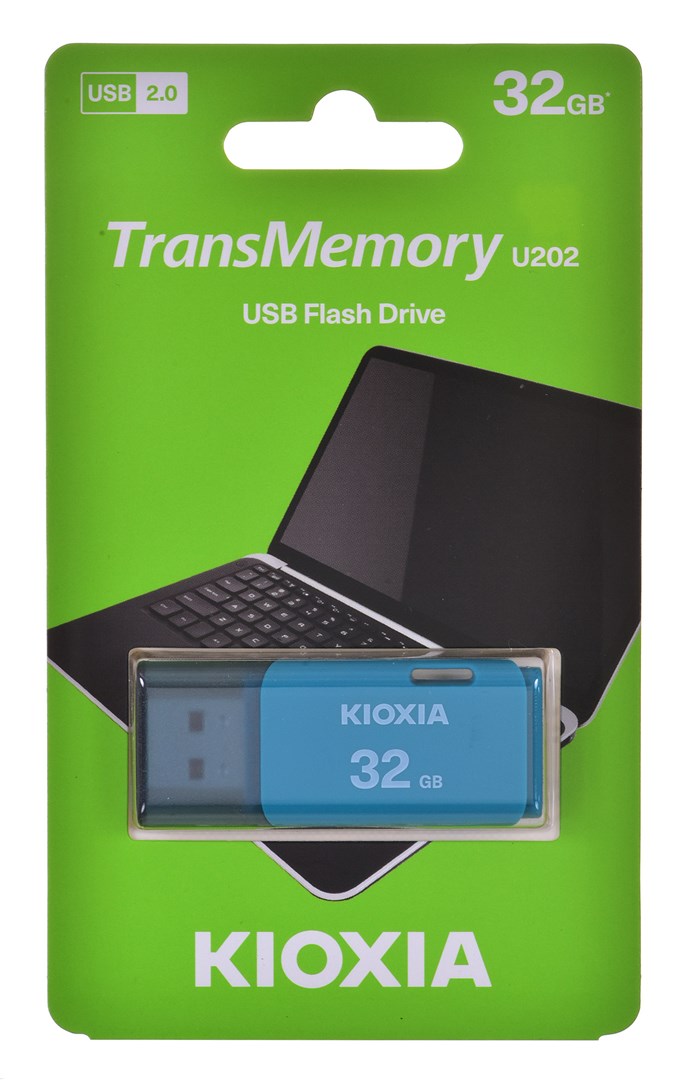 KIOXIA FlashDrive U202 Hayabusa 32GB Niebieski — zdjęcie 1 z 2