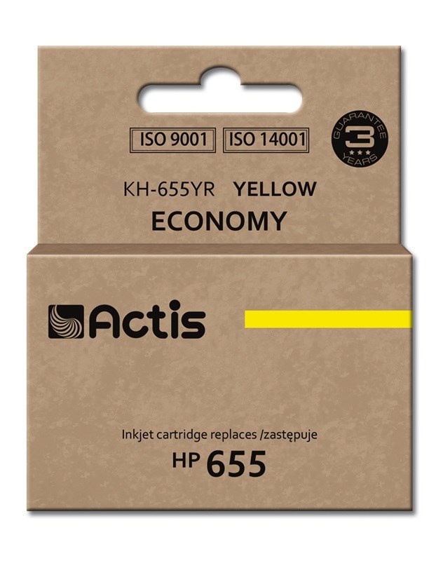 Actis KH-655YR Tusz Zamiennik HP 655 CZ112AE
