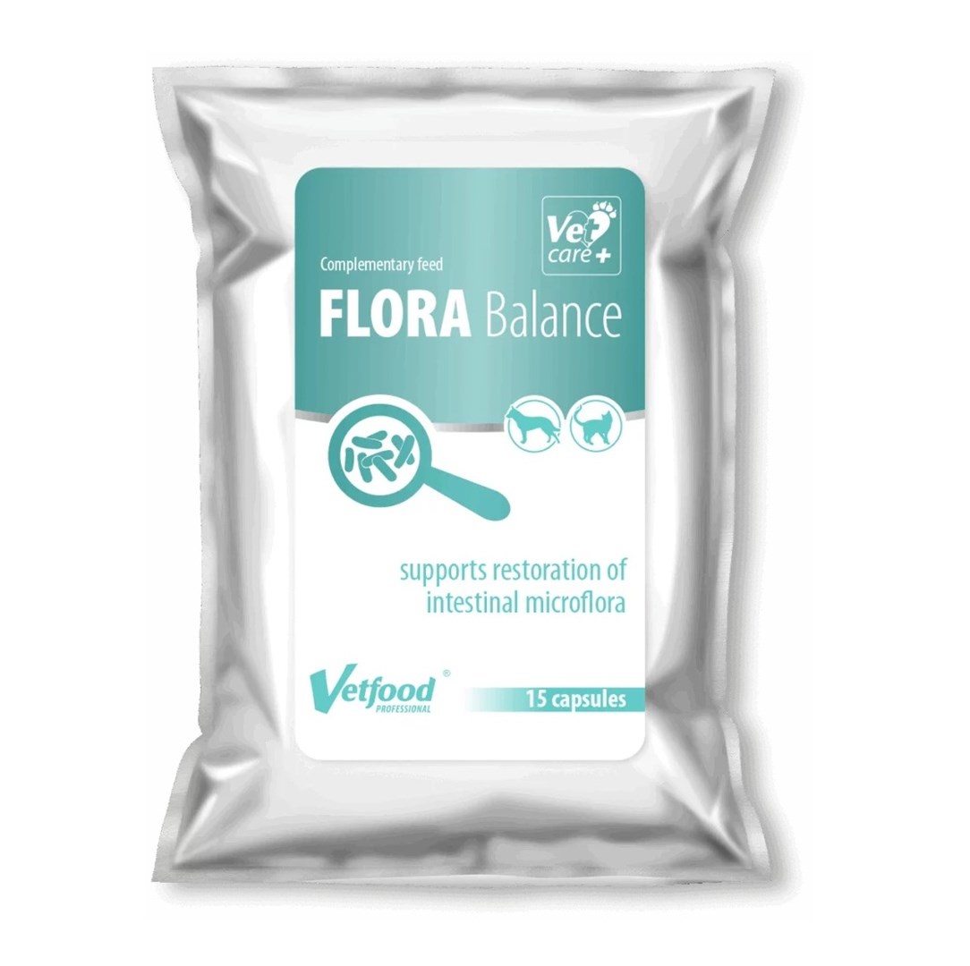 VETFOOD Flora Balance 15 kapsułek dla psów i kotów