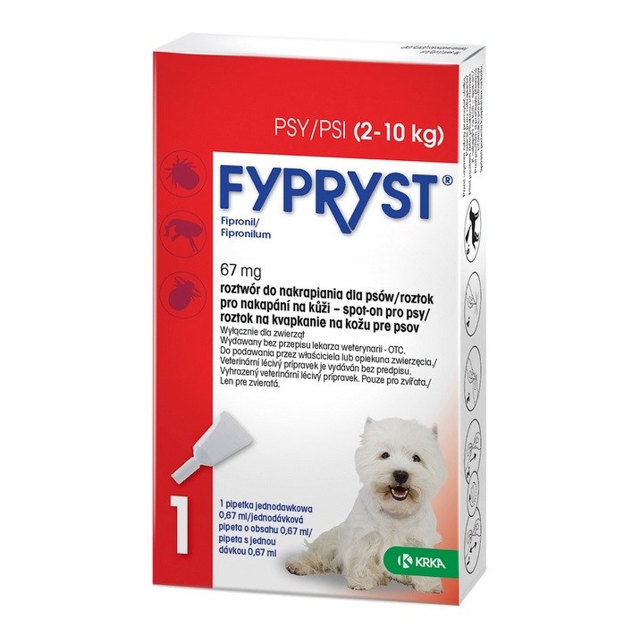 FYPRYST 67MG PIES 1 PIPETA - Suplementy i preparaty