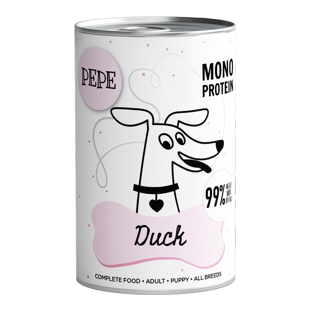 Paka Zwierzaka Pepe Duck 99% kaczka 400g