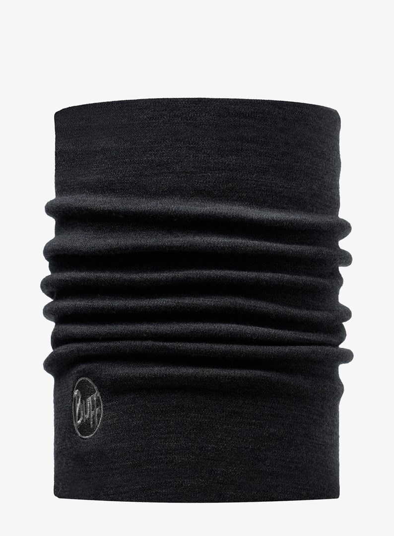 Chusta Buff Merino Heavyweight, solid black — zdjęcie 1 z 2