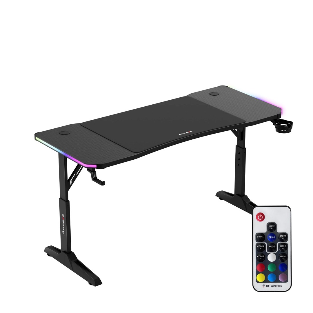 Biurko gamingowe Huzaro Hero 3.6 RGB Black — zdjęcie 1 z 8