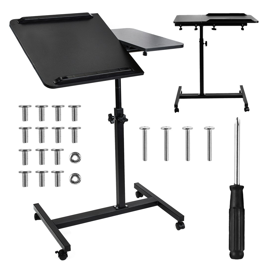 MACLEAN Mobilne Biurko/Stand na Laptop Czarny — zdjęcie 1 z 8