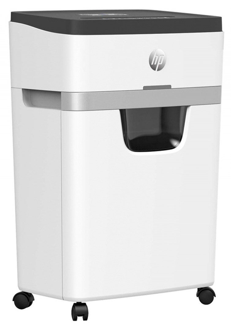HP ONESHRED Niszczarka 12MC, Jasnoszara, 25l — zdjęcie 1 z 4