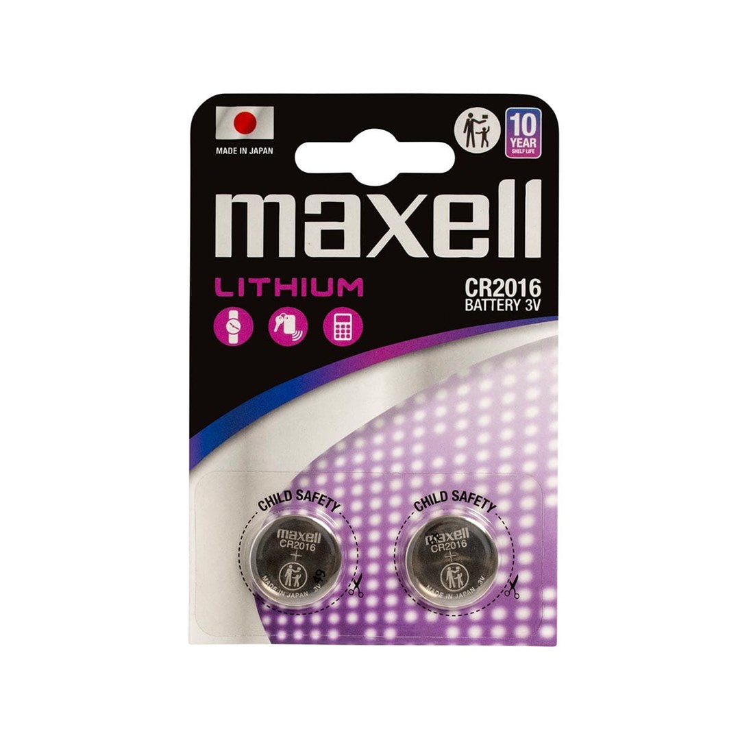 MAXELL Bateria litowa LITHIUM CR2016 2 szt. 3V — zdjęcie 1 z 3