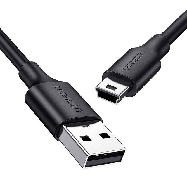 Ugreen kabel USB - mini USB 3 m, czarny — zdjęcie 1 z 8