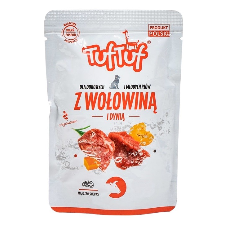 Tuf Tuf Saszetka mielonka z wołowiny 100g — zdjęcie 1 z 2