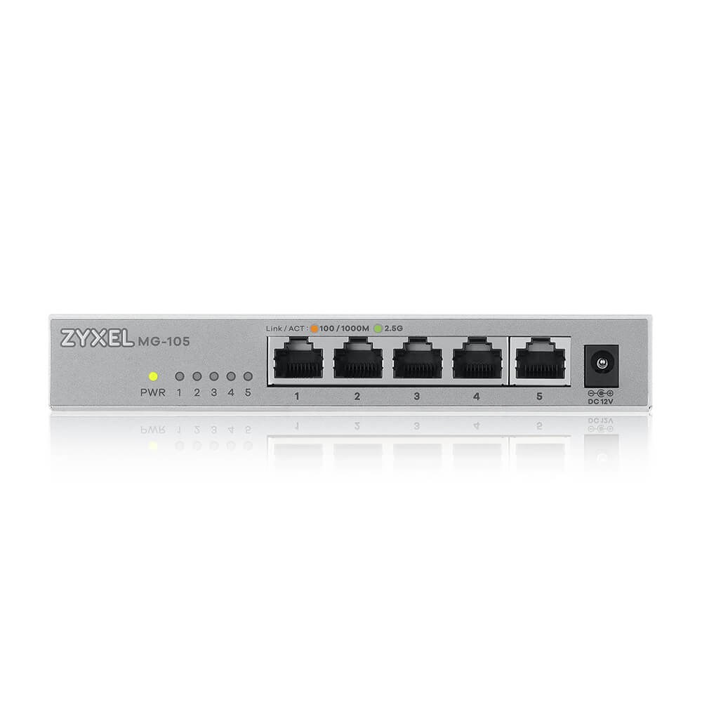 Switch Zyxel XMG-105 5p Unmanaged Multigigabit — zdjęcie 1 z 6