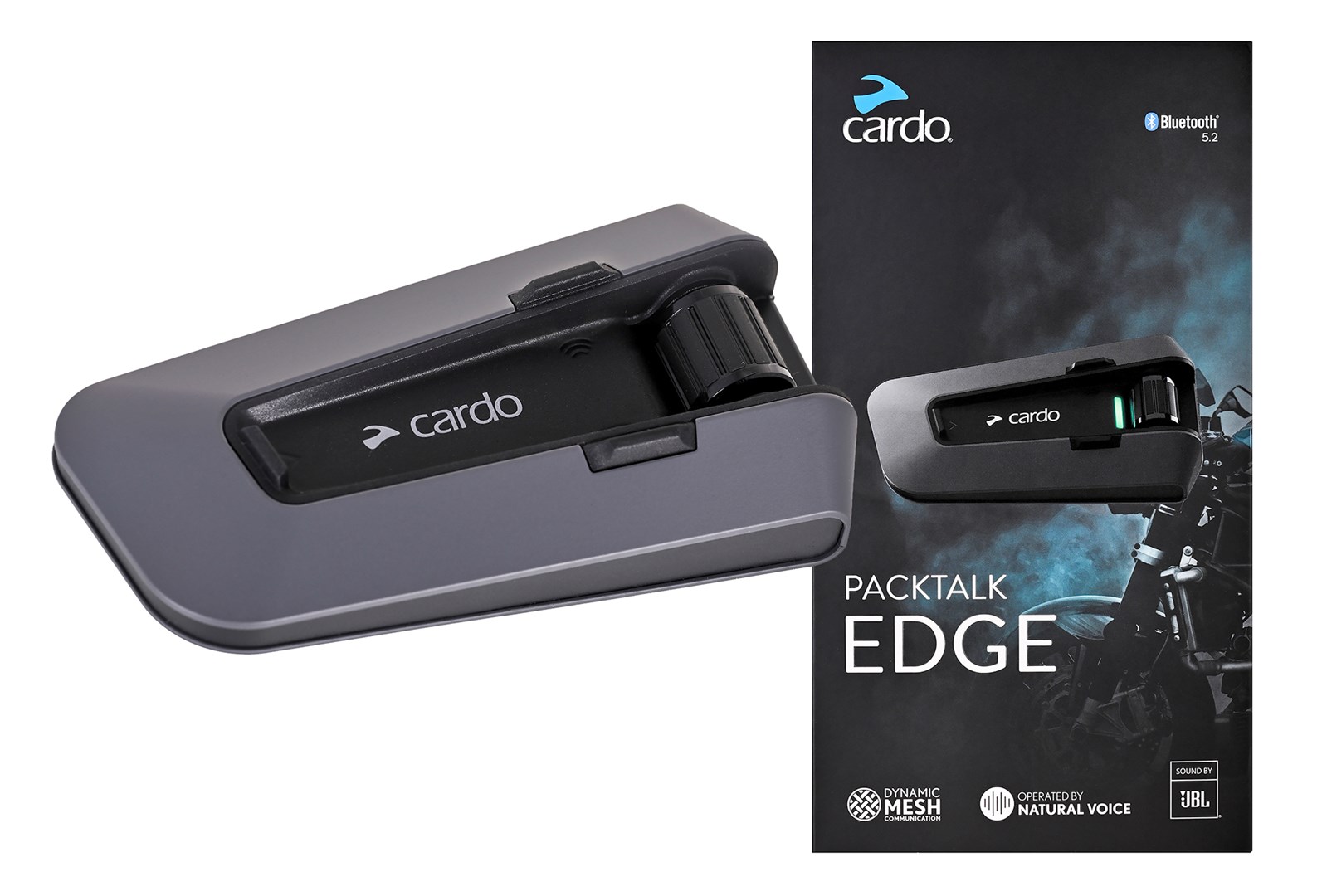 CARDO PACKTALK EDGE SINGLE Interkom motocyklowy — zdjęcie 1 z 8
