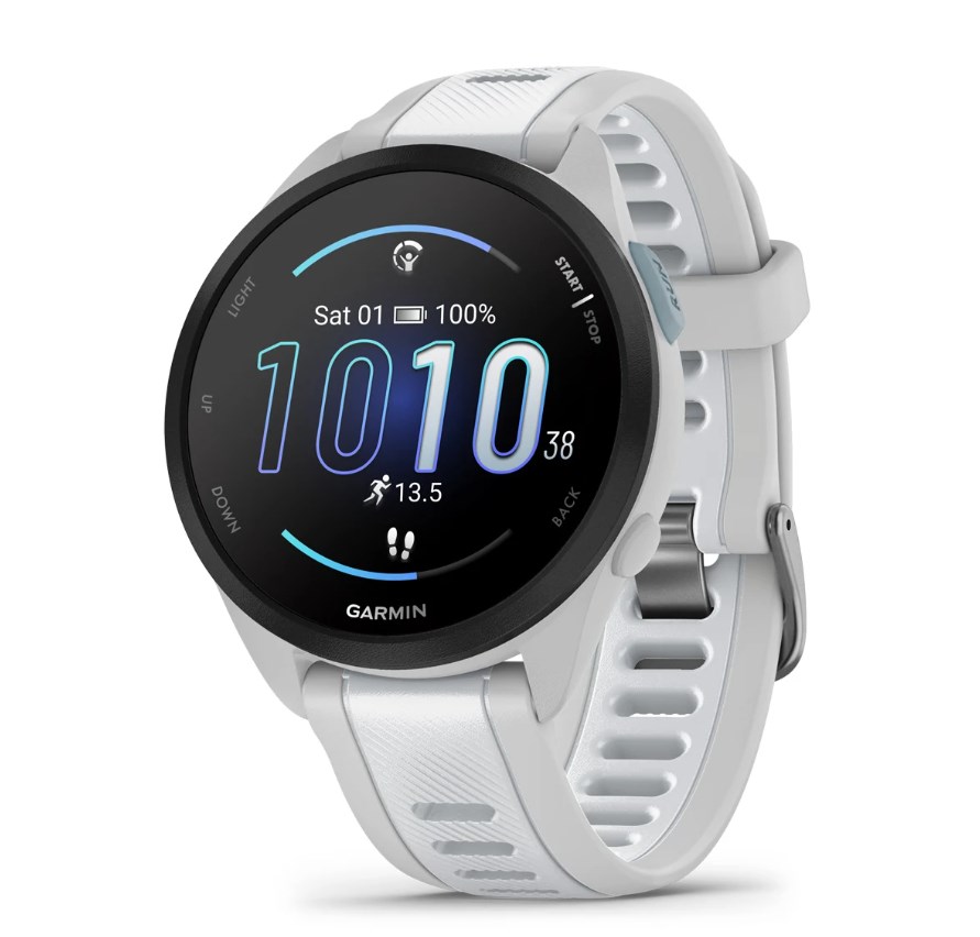 Zegarek Garmin Forerunner 165, 43mm AMOLED Whitestone — zdjęcie 1 z 7