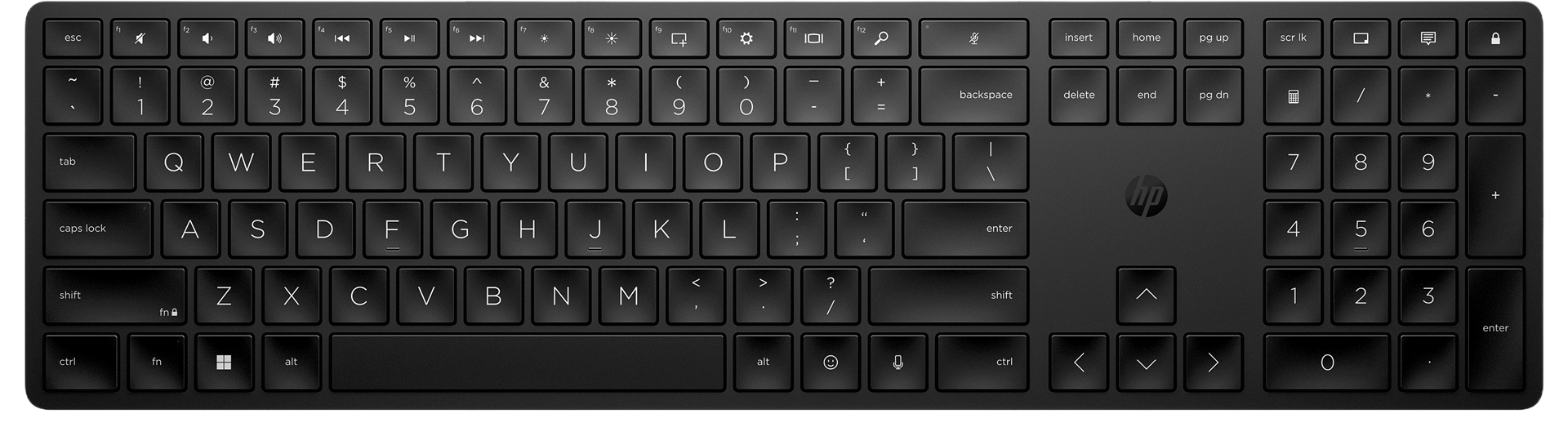 Klawiatura HP Programowalna 450 czarna bezprzewodowa — zdjęcie 1 z 8