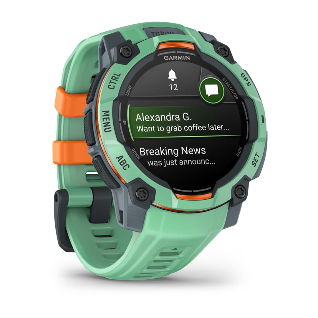 Zegarek Garmin Instinct 3, 45mm AMOLED zielony — zdjęcie 1 z 8