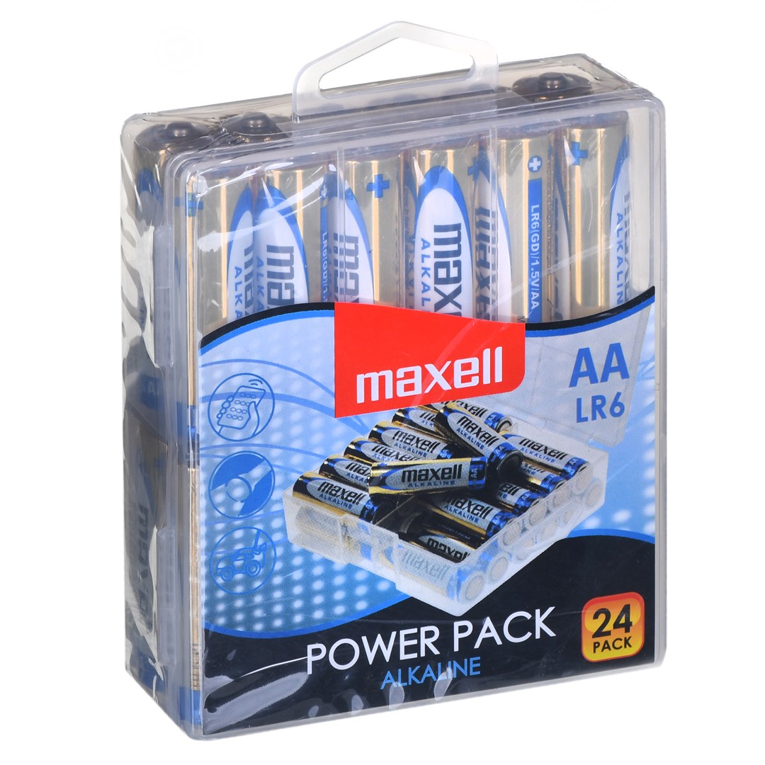 MAXELL Bateria alkaliczna LR6, VALUE BOX, 24 szt. — zdjęcie 1 z 3