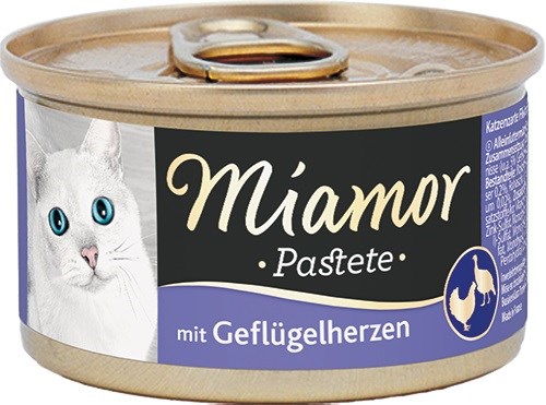 MIAMOR Pasztet mięsny dla kota 85g