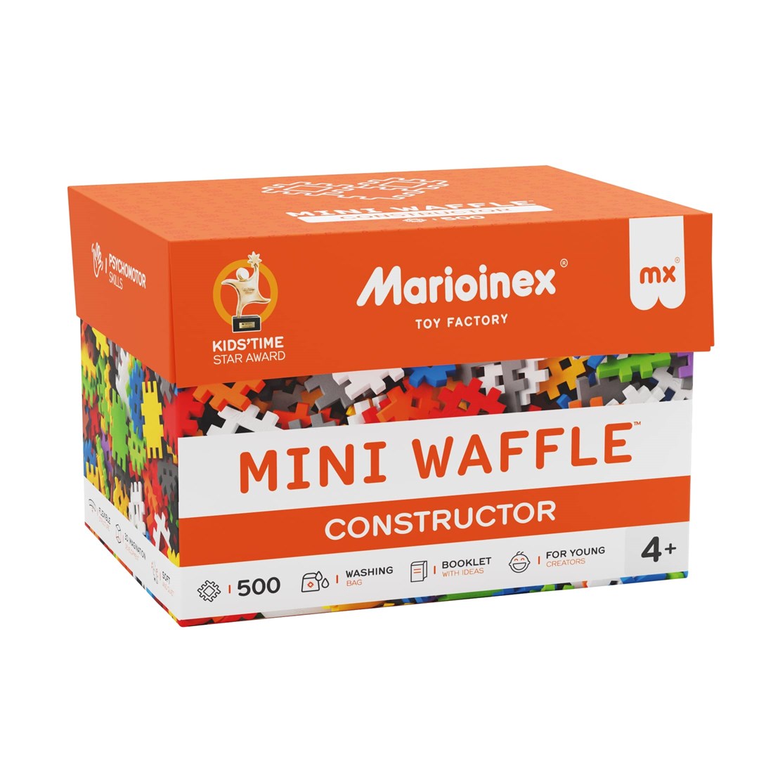 MARIOINEX Klocki Mini Waffle, 500 elementów — zdjęcie 1 z 8