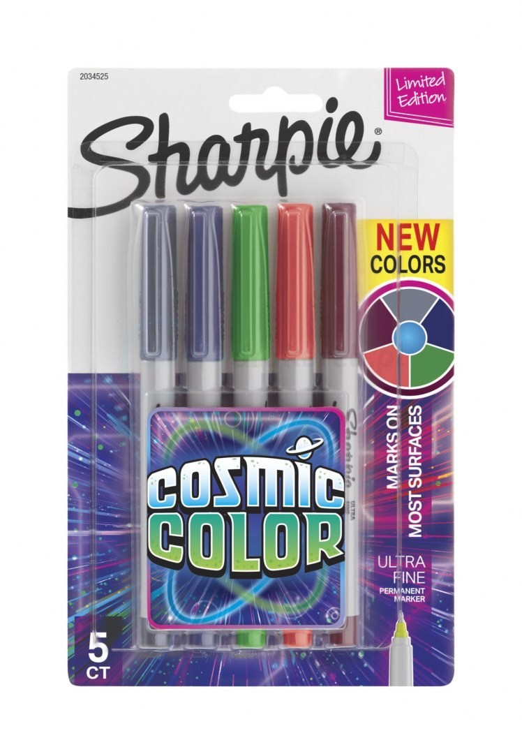 Sharpie Fine Cosmic 5 szt. Wielobarwny