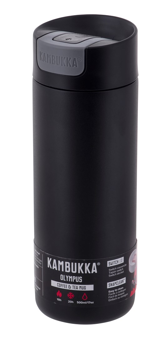 Kubek termiczny Kambukka Olympus 500ml, Matte Black — zdjęcie 1 z 5