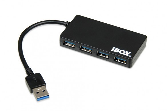 Hub IBOX USB 3.0 CZARNY 4-PORTY IUH3F56 — zdjęcie 1 z 3