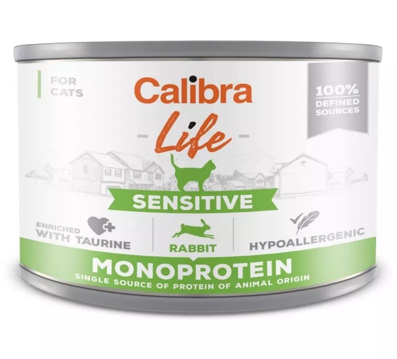 Calibra Cat Life Sensitive Rabbit - 200 g