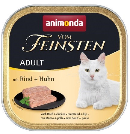 ANIMONDA Vom Feinsten Adult wołowina z kurczakiem 100g