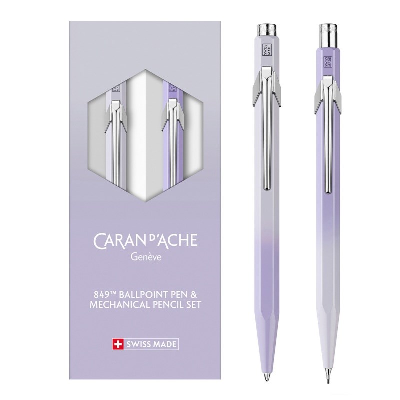 Caran d’Ache Zestaw 849 i 844, Kolor Lawenda — zdjęcie 1 z 4