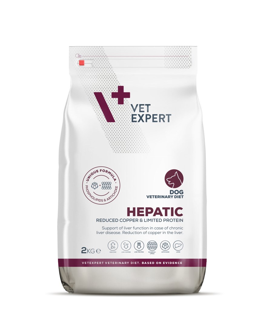 VetExpert Veterinary Diet Hepatic dog 2kg - Brak Soi — zdjęcie 1 z 4