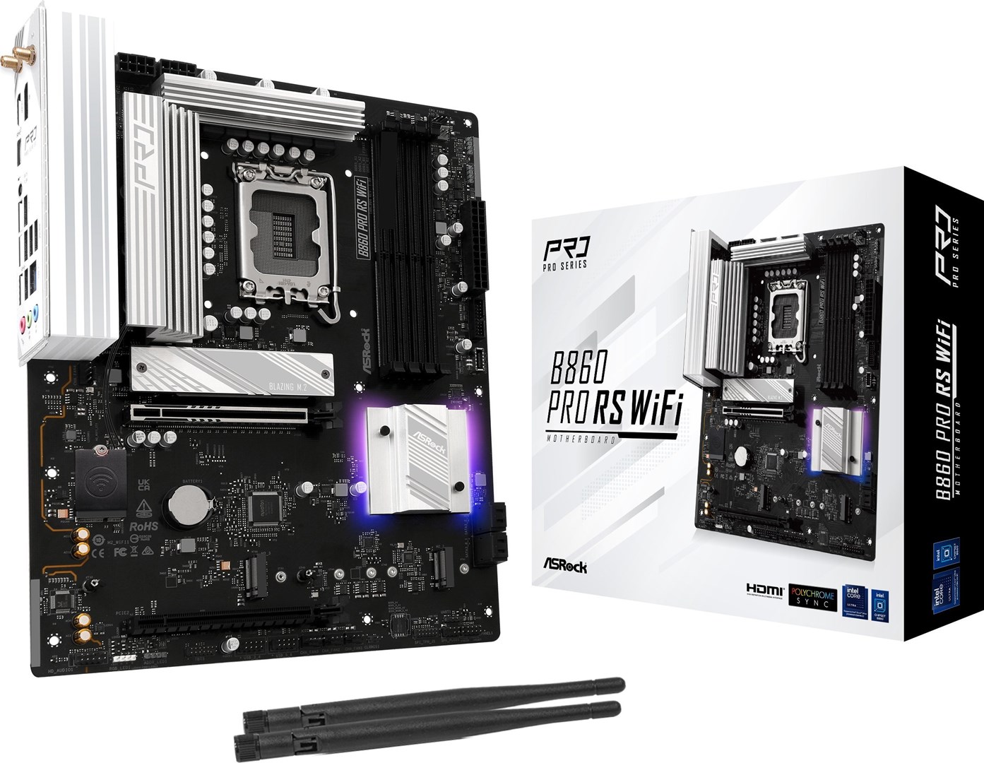 Płyta główna ASRock B860 Pro RS WiFi Socket-1851 — zdjęcie 1 z 6