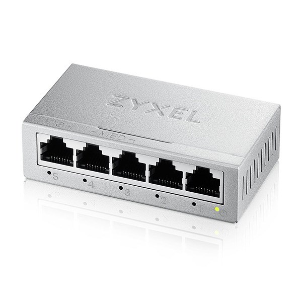 Switch Zyxel GS-105B v5 5p Niezarządzany Gigabit — zdjęcie 1 z 4