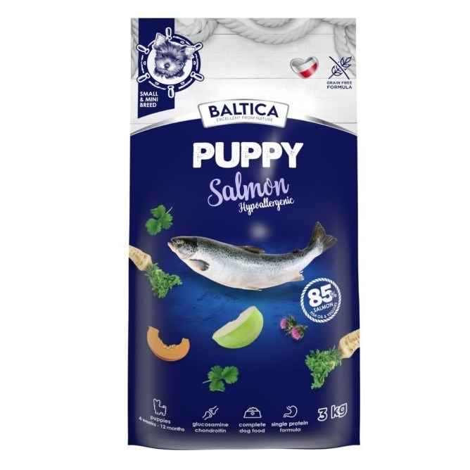 BALTICA EXCELLENT Puppy Salmon Hypoallergenic XS/S 3kg — zdjęcie 1 z 2