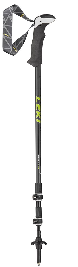 Kije trekkingowe LEKI Makalu Lite 100-135 cm, black/orange — zdjęcie 1 z 5