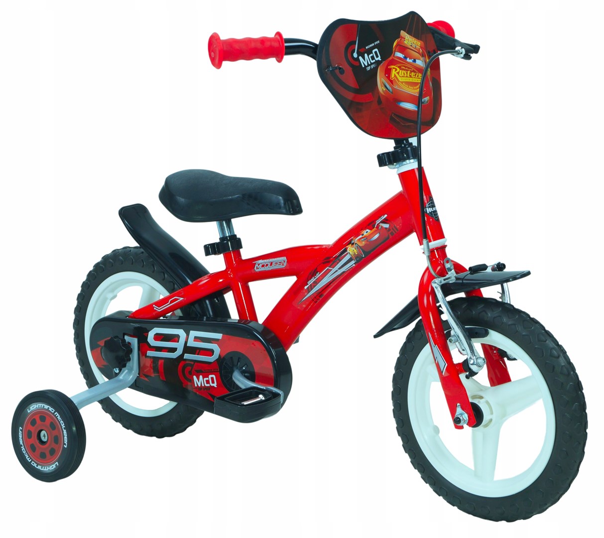 Rower dziecięcy Huffy Disney Cars 12" czerwony — zdjęcie 1 z 2