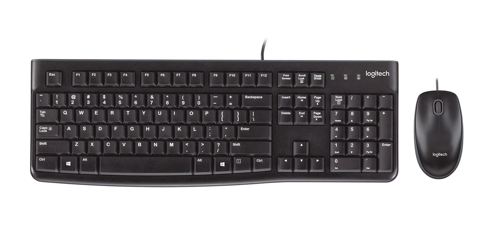 Zestaw klawiatura + mysz Logitech MK120 — zdjęcie 1 z 7
