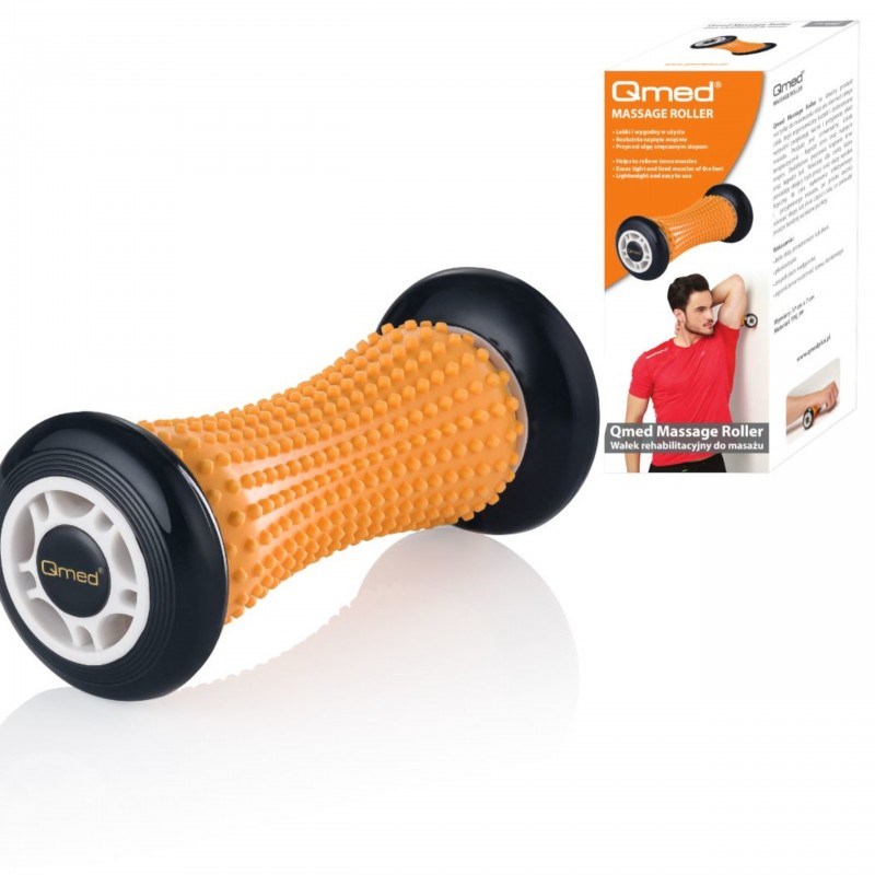 QMED MASSAGE ROLLER Wałek 7 cm Pomarańczowy — zdjęcie 1 z 4