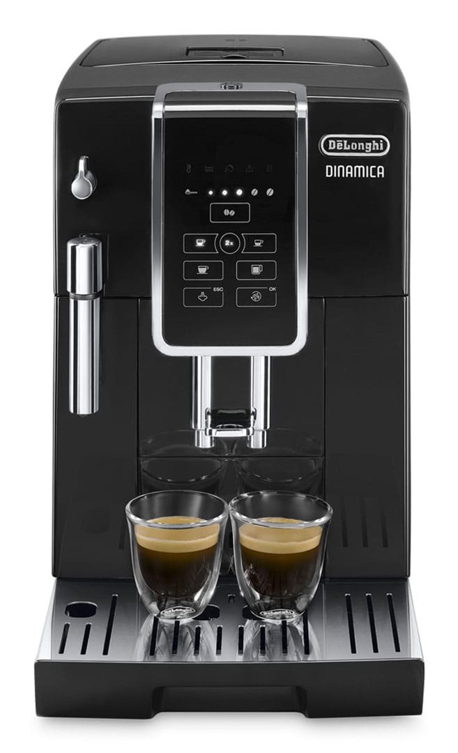 Ekspres ciśnieniowy automatyczny DeLonghi Dinamica ECAM 350.15.B (1450W, czarny) — zdjęcie 1 z 7