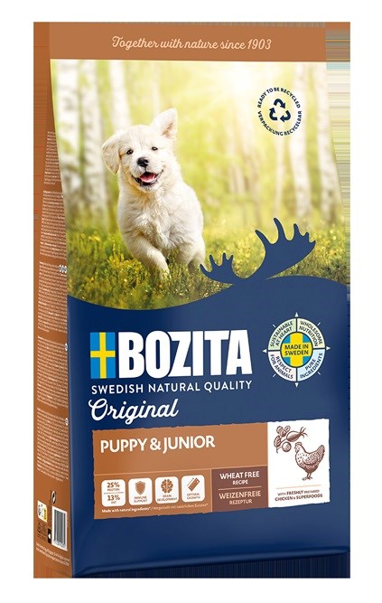 Bozita Original Puppy & Junior Kurczak - 12 kg