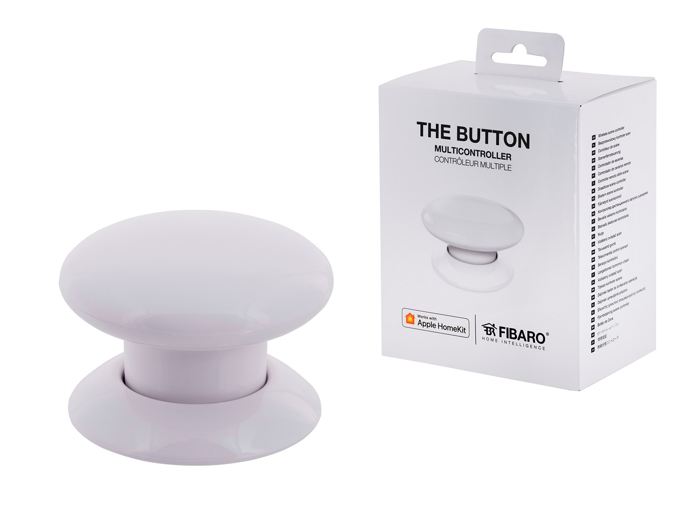 Inteligentny przycisk FIBARO HomeKit, biały — zdjęcie 1 z 8