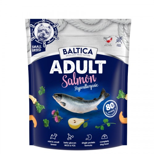 BALTICA EXCELLENT Adult Salmon 1kg - Mała Rasa — zdjęcie 1 z 2