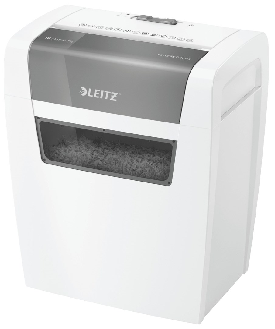 Leitz Niszczarka IQ Home, P4, 6 kartek, 15 l kosz — zdjęcie 1 z 8