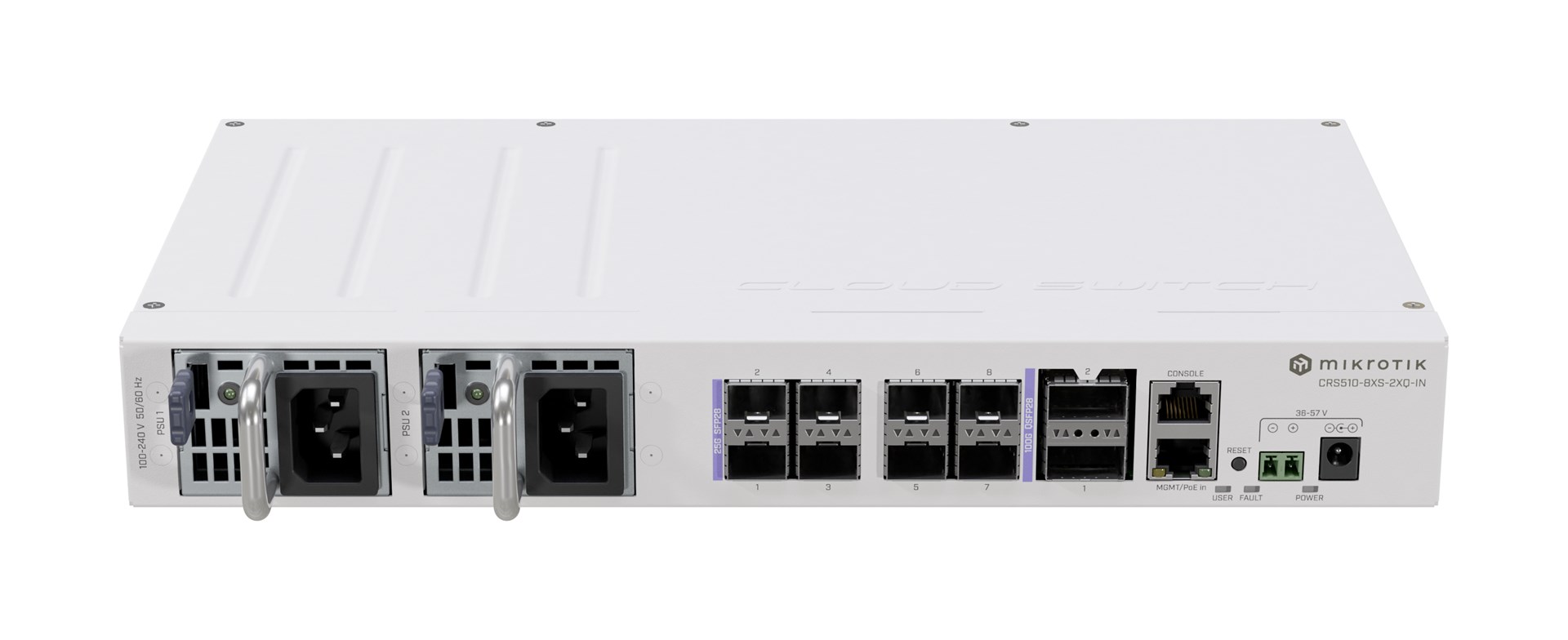 Switch Mikrotik CRS510-8XS-2XQ-IN 11p Zarządzany — zdjęcie 1 z 3