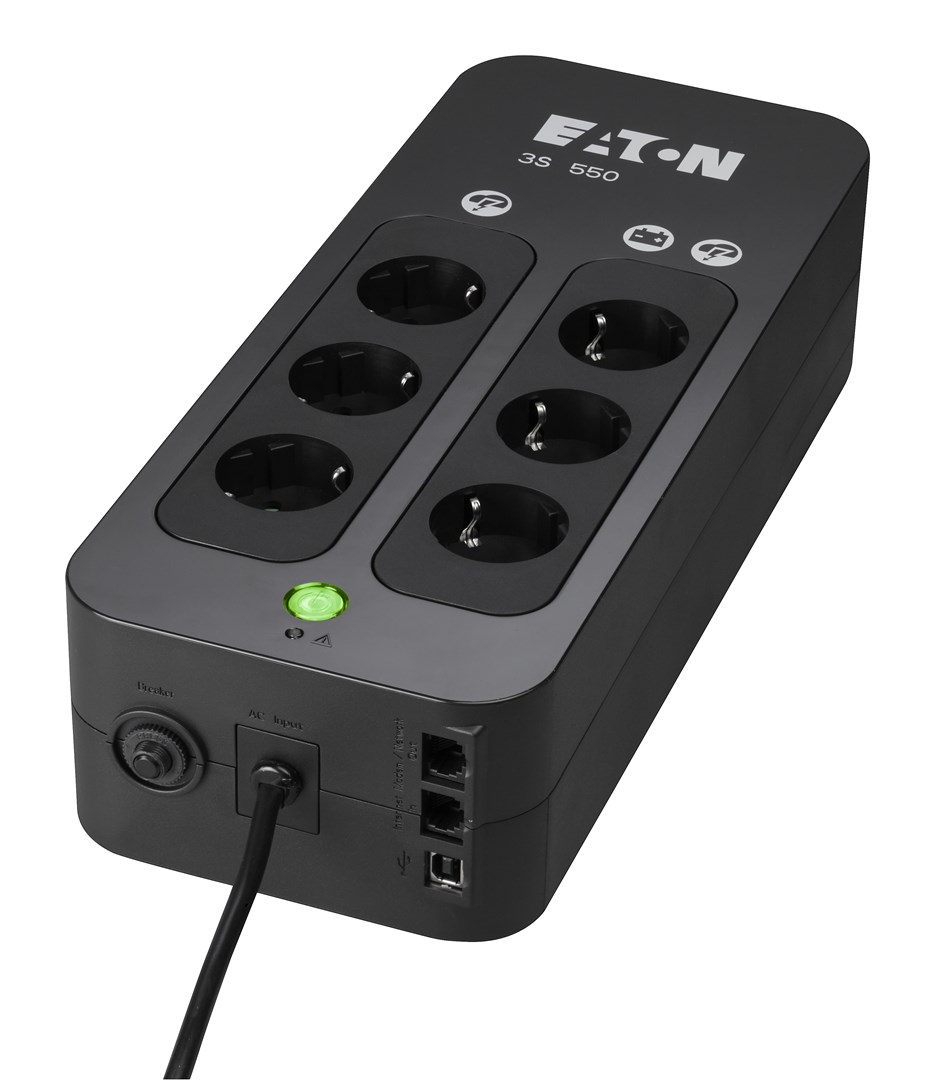 Zasilacz UPS EATON 3S550DIN 550VA — zdjęcie 1 z 2