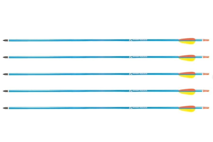 Strzały aluminiowe 30" BLUE Poe Lang - zestaw 5 szt