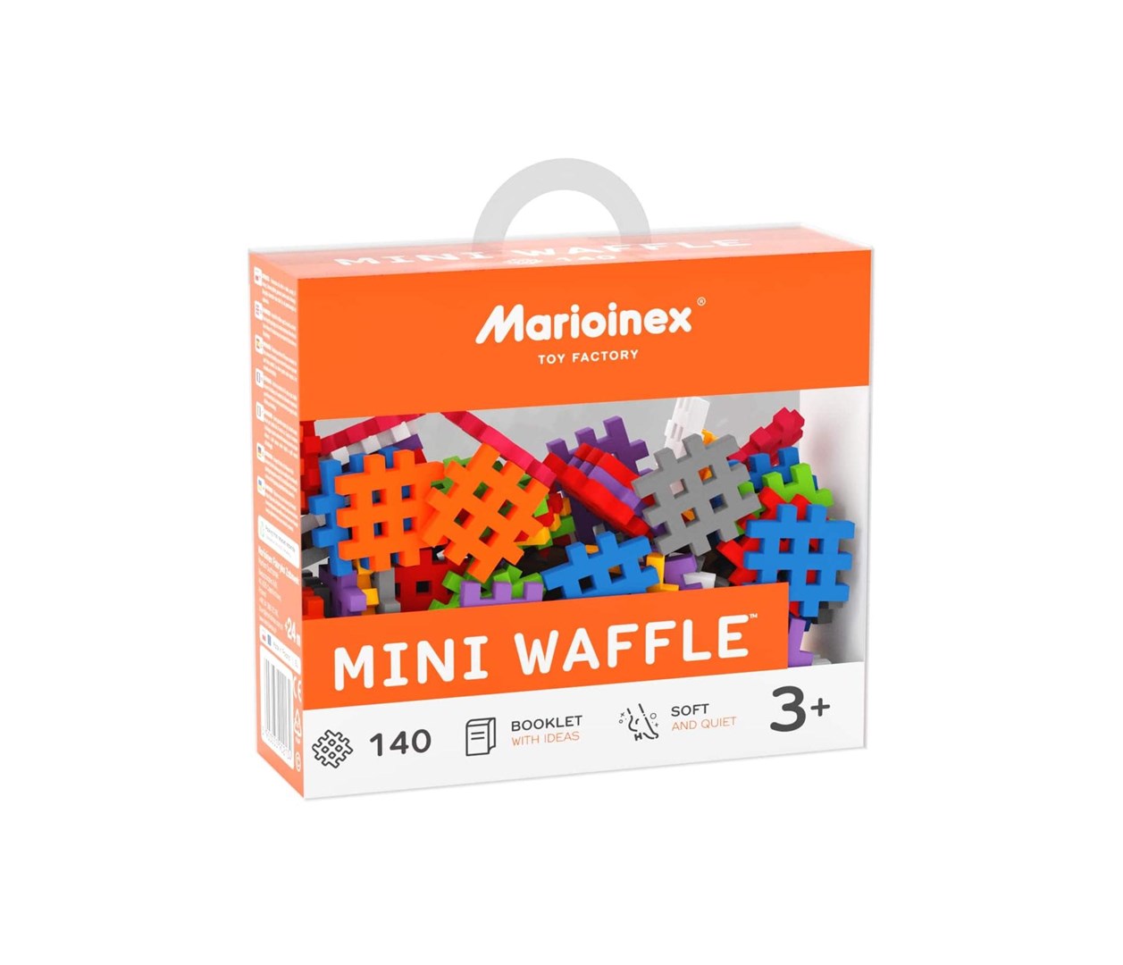 MARIOINEX Klocki Mini Waffle, 140 elementów — zdjęcie 1 z 4