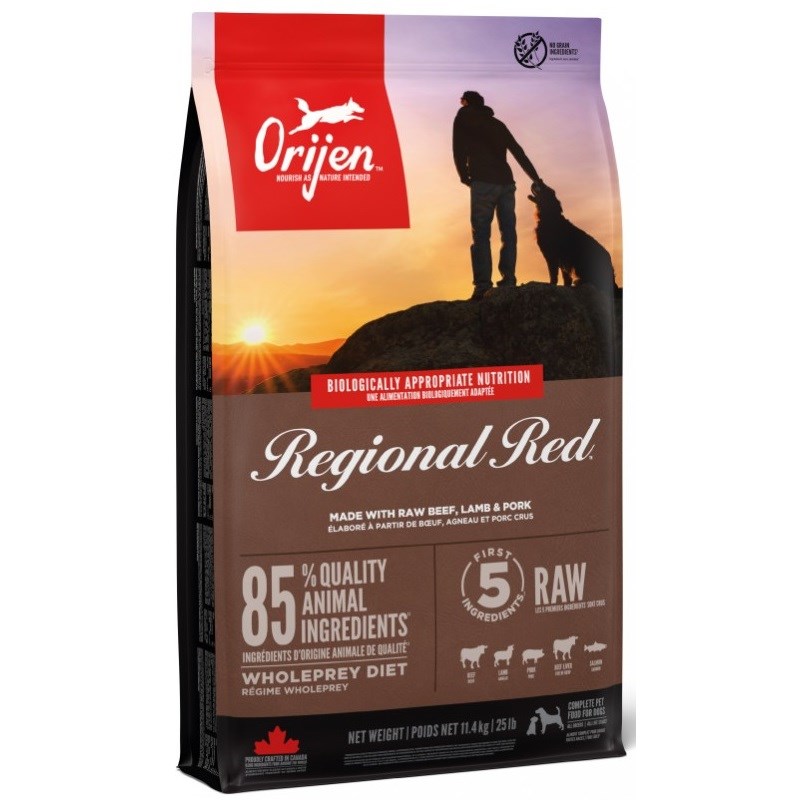 ORIJEN Regional Red 11,4kg - Karma Sucha dla Psa — zdjęcie 1 z 2