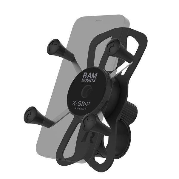 Uchwyt na telefon RAM® X-Grip® z podstawą kierownicy — zdjęcie 1 z 5