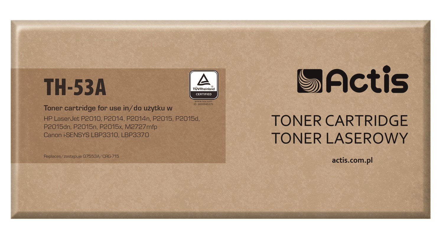 Actis TH-53A Toner Zamiennik HP 53A, 3000 stron