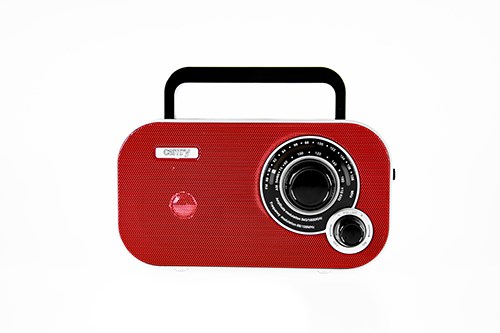 Radio przenośne Adler CR 1140r czerwone — zdjęcie 1 z 2