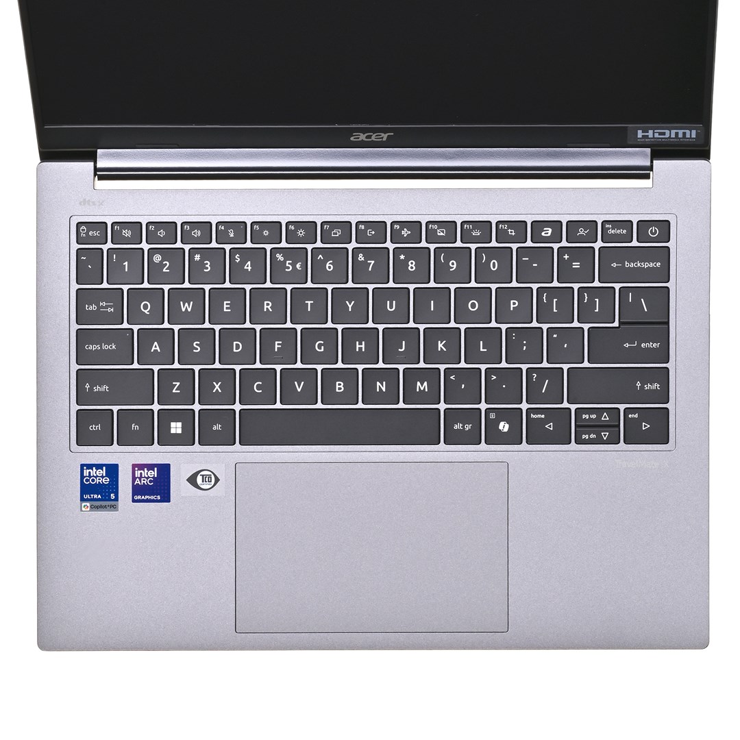 Acer TravelMate P4 TMX414-51-TCO Ultra 5 228V 14"WUXGA IPS300n U5 228V 32GB LPDDR5X SSD512 Intel Arc 130V Graphics WLAN+BT LAN Cam1080p 65Wh W11Pro Steel Gray 3Y OnSite — zdjęcie 1 z 8